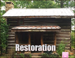 Historic Log Cabin Restoration  Sterling, Ohio